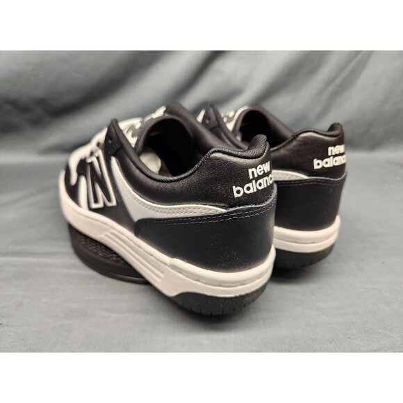 New Balance Boys 480 Sneakers GSB480BW Leather Black White Size 5.5 NEW NO BOX! - Picture 6 of 11